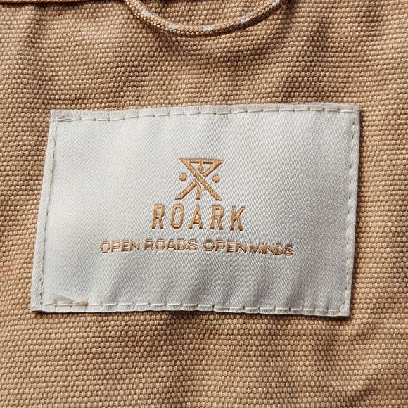 ROARK Women's Bandit Vest Small Brown Fleece Canvas Reversible Huckberry - Picture 3 of 13